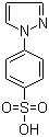 structure of CAS# 18336-38-4, 1-(4-苯磺酸基)吡唑