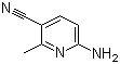 structure of CAS# 183428-90-2, 6-氨基-2-甲基吡啶-3-甲腈