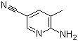 structure of CAS# 183428-91-3, 2-Amino-5-cyano-3-methylpyridine