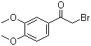 structure of CAS# 1835-02-5, 2-Bromo-1-(3,4-dimethoxyphenyl)ethanone