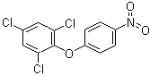 structure of CAS# 1836-77-7, 1,3,5-三氯-2-(4-硝基苯氧基)苯