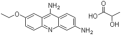 CAS # 1837-57-6, Ethacridine lactate, 2-Ethoxyacridine-6,9-diamine 2-hydroxypropionate