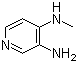 structure of CAS# 1839-17-4, 3-Amino-4-(methylamino)pyridine