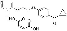 structure of CAS# 184025-19-2, Ciproxifan 马来酸盐