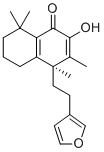 CAS # 1840966-49-5, Isoleojaponin, (4S)-4-[2-(furan-3-yl)ethyl]-2-hydroxy-3,4,8,8-tetramethyl-6,7-dihydro-5H-naphthalen-1-one
