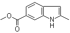 structure of CAS# 184150-96-7, 2-甲基-1H-吲哚-6-羧酸甲酯