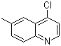 4-Chloro-6-methylquinoline molecular structure (CAS 18436-71-0)