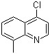 4-氯-8-甲基喹啉分子结构 (CAS 18436-73-2)