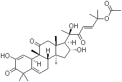 CAS # 18444-66-1, Cucurbitacin E, [(E,6R)-6-[(8S,9R,10R,13R,14S,16R,17R)-2,16-Dihydroxy-4,4,9,13,14-pentamethyl-3,11-dioxo-8,10,12,15,16,17-hexahydro-7H-cyclopenta[a]phenanthren-17-yl]-6-hydroxy-2-methyl-5-oxohept-3-en-2-yl] acetate