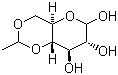 structure of CAS# 18465-50-4, 4,6-O-Ethylidene-D-glucopyranose