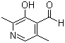 structure of CAS# 1849-49-6, 3-羟基-2,5-二甲基吡啶-4-甲醛