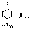 structure of CAS# 185428-55-1, N-(tert-Butoxycarbonyl)-5-methoxy-2-nitroaniline