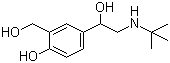 Salbutamol molecular structure (CAS 18559-94-9)