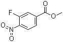 structure of CAS# 185629-31-6, 3-氟-4-硝基苯甲酸甲酯