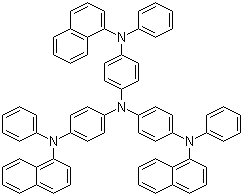 CAS # 185690-39-5, 4,4',4"-Tris(N-(naphthalen-1-yl)-N-phenyl-amino)triphenylamine