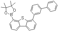 CAS 登录号：1858289-64-1, 4-[1,1'-联苯]-3-基-6-(4,4,5,5-四甲基-1,3,2-二氧硼杂环戊烷-2-基)二苯并噻吩