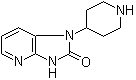 CAS 登录号：185961-99-3, 1-(哌啶-4-基)-1,3-二氢-2H-咪唑并[4,5-b]吡啶-2-酮
