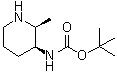 structure of CAS# 1860012-45-8, N-[(2S,3S)-2-甲基哌啶-3-基]氨基甲酸叔丁酯