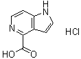 CAS # 1864063-95-5, 1H-Pyrrolo[3,2-c]pyridine-4-carboxylic acid hydrochloride (1:1)