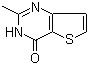 structure of CAS# 18678-13-2, 2-甲基-噻吩并[3,2-d]嘧啶-4(3H)-酮