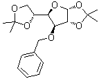 structure of CAS# 18685-18-2, 3-O-Benzyl-1,2:5,6-di-O-isopropylidene-alpha-D-glucofuranose