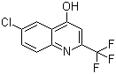 CAS # 18706-21-3, 6-Chloro-2-trifluoromethylquinolin-4-ol, 6-Chloro-4-hydroxy-2-(trifluoromethyl)quinoline