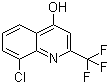 structure of CAS# 18706-22-4, 8-氯-4-羟基-2-(三氟甲基)喹啉
