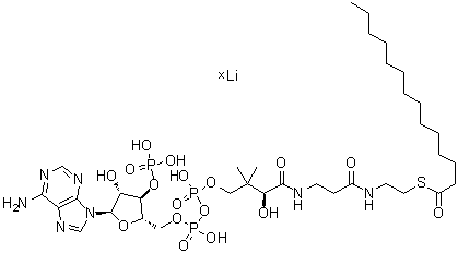 CAS # 187100-75-0, Coenzyme A S-tetradecanoate lithium salt