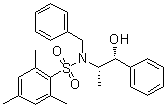 structure of CAS# 187324-63-6, (1R,2S)-2-(N-苄基-N-均三甲基苯磺酰基)氨基-1-苯基-1-丙醇