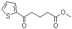 structure of CAS# 18760-47-9, delta-Oxo-2-thiophenepentanoic acid methyl ester