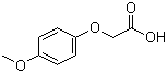 structure of CAS# 1877-75-4, 4-Methoxyphenoxyacetic acid