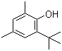 structure of CAS# 1879-09-0, 2-(tert-Butyl)-4,6-dimethylphenol