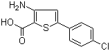 CAS 登录号：187949-86-6, 3-氨基-5-(4-氯苯基)-2-噻吩甲酸