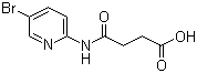 structure of CAS# 188011-69-0, 4-[(5-溴吡啶-2-基)氨基]-4-氧代丁酸