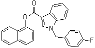 CAS # 1883284-94-3, 1-[(4-Fluorophenyl)methyl]-1H-indole-3-carboxylic acid 1-naphthalenyl ester