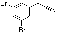 structure of CAS# 188347-48-0, 3,5-Dibromobenzeneacetonitrile