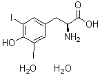 structure of CAS# 18835-59-1, 3,5-二碘-L-酪氨酸二水合物