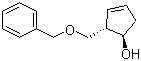structure of CAS# 188399-48-6, (1R,2S)-2-[(Phenylmethoxy)methyl]-3-cyclopenten-1-ol