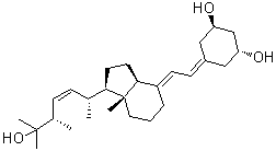 CAS # 1884139-61-0, (Z)-Paricalcitol, (1R,3R)-5-[(2E)-2-[(1R,3aS,7aR)-Octahydro-1-[(1R,2Z,4S)-5-hydroxy-1,4,5-trimethyl-2-hexen-1-yl]-7a-methyl-4H-inden-4-ylidene]ethylidene]-1,3-cyclohexanediol