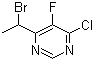 structure of CAS# 188416-28-6, 4-(1-溴代乙基)-5-氟-6-氯嘧啶