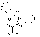 CAS # 1885094-62-1, 5-(2-Fluorophenyl)-N,N-dimethyl-1-(3-pyridinylsulfonyl)-1H-pyrrole-3-methanamine