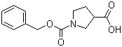 structure of CAS# 188527-21-1, 1-Cbz-pyrrolidine-3-carboxylic acid
