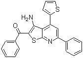 CAS # 188782-68-5, [3-Amino-6-phenyl-4-(2-thienyl)thieno[2,3-b]pyridin-2-yl]phenylmethanone