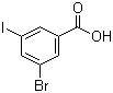 structure of CAS# 188815-32-9, 3-溴-5-碘苯甲酸