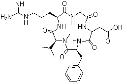 CAS # 188968-51-6, Cilengitide, Cyclo(L-arginylglycyl-L-aspartyl-D-phenylalanyl-N-methyl-L-valyl)