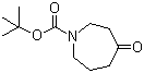 structure of CAS# 188975-88-4, 4-氧代氮杂环庚烷-1-羧酸叔丁酯