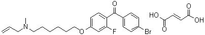 structure of CAS# 189197-69-1, Ro48-8071 富马酸盐