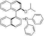 CAS # 189274-36-0, (R)-(+)-(Diphenylphosphino)-2'-isopropoxy-1,1'-binaphthyl, [(1R)-2'-(1-Methylethoxy)[1,1'-binaphthalen]-2-yl]diphenylphosphine