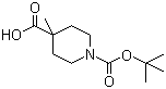 structure of CAS# 189321-63-9, 1-Boc-4-methylpiperidine-4-carboxylic acid