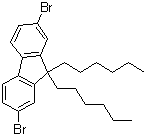 9,9-Dihexyl-2,7-dibromofluorene molecular structure (CAS 189367-54-2)